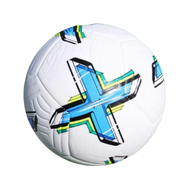 Soft PU couro bola de futebol, resistente ao desgaste, 3-camada